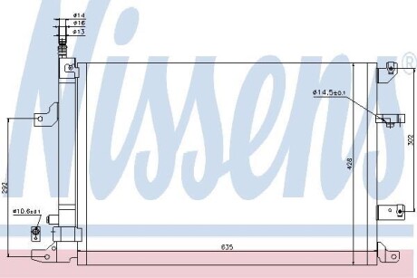 Радиатор кондиционера NISSENS 940103