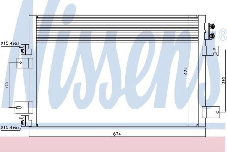 Радиатор кондиционера NISSENS 940151