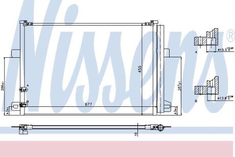 Радіатор кондиціонера First Fit NISSENS 940225