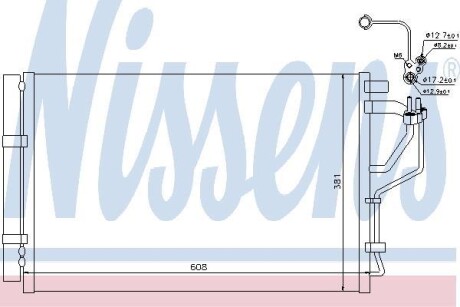 Радиатор кондиционера NISSENS 940268