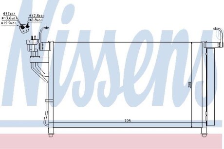 Радиатор кондиционера NISSENS 940350