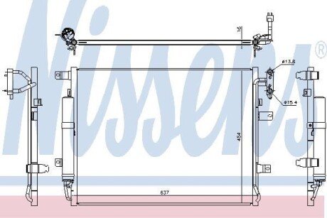 Радіатор кондиціонера First Fit NISSENS 940482