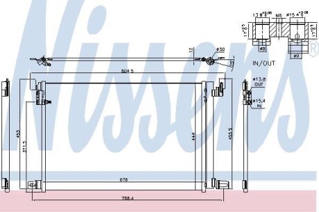 Радіатор кондиціонера First Fit NISSENS 940685