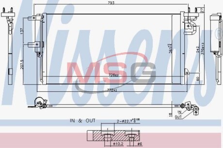 Радиатор кондиционера NISSENS 940764