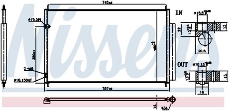 Радиатор кондиционера NISSENS 940842