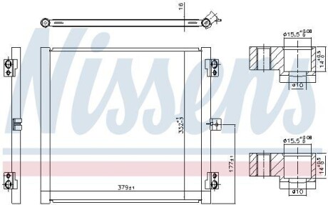 Радиатор кондиционера NISSENS 941079