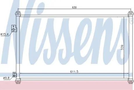 Радиатор кондиционера NISSENS 94733