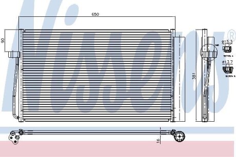 Конденсатор, кондиционер NISSENS 94747