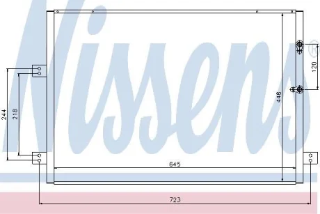 Радіатор кондиціонера First Fit NISSENS 94787