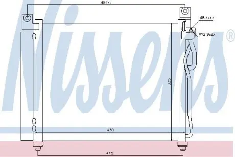 Радіатор кондиціонера First Fit NISSENS 94828