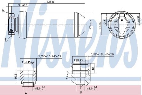 Осушувач кондиціонера NISSENS 95058