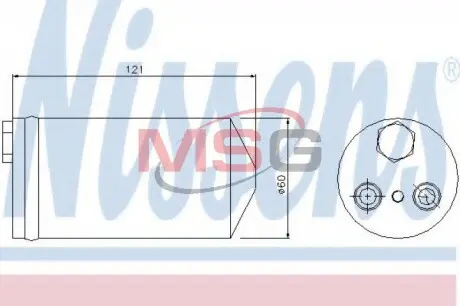 Осушувач кондиціонера NISSENS 95138