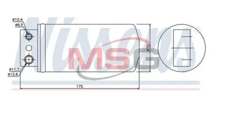 Осушитель кондиционера NISSENS 95235