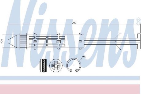 Осушитель кондиционера NISSENS 95319