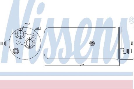 Осушувач кондиціонера NISSENS 95329