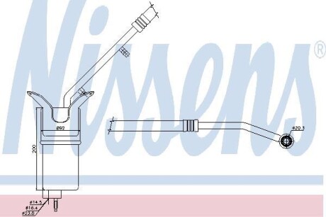 Осушувач кондиціонера NISSENS 95330