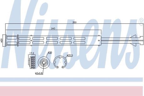 Осушувач кондиціонера NISSENS 95358