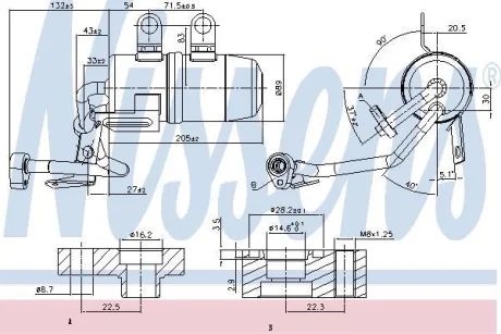 Осушувач кондиціонера NISSENS 95384