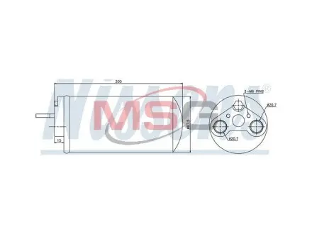 Осушитель кондиционера NISSENS 95461