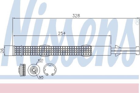 Осушитель кондиционера NISSENS 95526