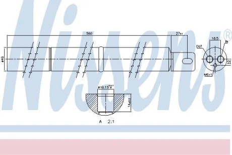 Осушувач кондиціонера NISSENS 95531