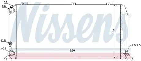 Радиатор наддува NISSENS 96373