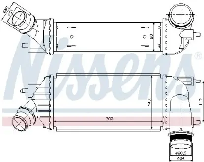Радіатор наддуву NISSENS 96467
