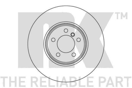 Диск тормозной перед. Land Rover Range Rover 05- NK 204025 (фото 1)