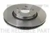 Тормозной диск передний Toyota Auris, Avensis, Verso 1.6-2.2D 03.07- NK 2045122 (фото 1)