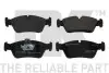 Тормозные колодки дисковые передние Bmw3 E36 91-&gt; E46 98- NK 221525 (фото 1)