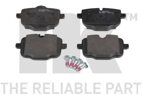 Тормозные колодки задние BMW 5 (F10), 5 (F11), 5 (G30, F90), 5 (G31), 6 (F12), 6 (F13), 6 GRAN COUPE (F06) 1.6-4.4 01.10- NK 221549