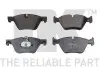 Гальмівні колодки передні BMW 5 (F10, F11, F18) 2.0/3.0 10- NK 221553 (фото 1)