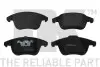 Тормозные колодки дисковые передние Citroen C4 Picasso, DS4/Peugeot 3008, 5008 1.6-2.0HDi 06- NK 221956 (фото 1)