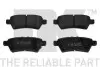 Колодки гальмівні Nissan Navara/Pathfinder 2.5/4.0 05- NK 222265 (фото 1)
