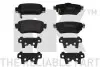 Гальмівні колодки дисковi задній Nissan Qashqai II Renault Kadjar 1.2-1.6D 11.13- NK 222273 (фото 1)