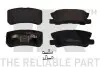 Тормозные колодки дисковые задние Mitsubishi Pajero 00- NK 223025 (фото 1)