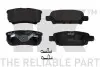 Тормозные колодки дисковые задние Citroen C4/Jeep Compass, Patriot/Mitsubishi Lancer, Outlander, Pajero/Peugeot 4007 1.6-3.8V6 04.00- NK 223027 (фото 1)