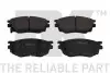 Тормозные колодки дисковые передние Mazda 6 1.8 02-07 NK 223244 (фото 1)