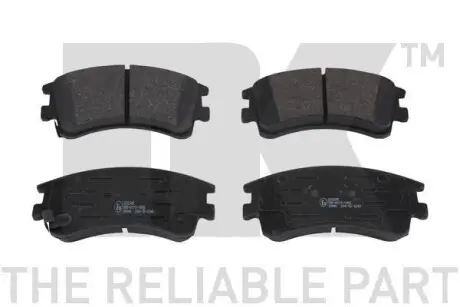 Гальмівнi колодки дискові передні Mazda 6 2.0/2.0D/2.3 02-07 NK 223245
