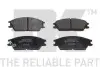 Гальмівні колодки дискові передні Hyundai Accent/Get/Getz/Verna 9/99- NK 223403 (фото 1)