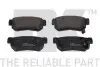 Тормозные колодки дисковые задние Kia Opirus 06.09-/Magentis 2.0 CRDi 06- NK 223411 (фото 1)