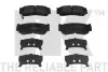 Тормозные колодки дисковые задние Hyundai Santa Fe II 06- NK 223428 (фото 1)