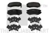Комплект передніх гальмівних колодок Hyundai Grandeur, Sonata V 2.0CRDi-3.3 05- NK 223436 (фото 1)