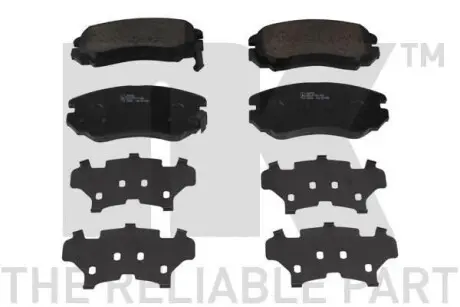 Комплект передніх гальмівних колодок Hyundai Grandeur, Sonata V 2.0CRDi-3.3 05- NK 223436