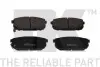 Тормозные колодки дисковые задние KIA Sorento 07.02- NK 223509 (фото 1)