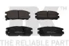 Тормозные колодки дисковые задние Opel Frontera A,B 95- NK 223620 (фото 1)