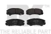 Тормозные колодки дисковые Opel Frontera B 98- NK 223622 (фото 1)