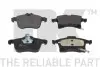 Тормозные колодки дисковые передние Opel Astra H/Meriva 03- NK 223633 (фото 1)