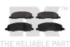 Комплект тормозов. колодок перед,(18&quot;) Opel Insignia 08- NK 223642 (фото 1)