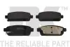 Гальмівні колодки дискові задні (15"&16") Opel Astra J 1.3 CDTI 09-/Chevrolet Cruze 2.0 CDI 09- NK 223647 (фото 1)